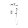 Invena Kalitea BS72001 zestaw prysznicowy podtynkowy z deszczownicą chrom zdj.3