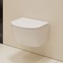 Invena Limnos CE93001 miska wc z deską wolnoopadającą wisząca bez kołnierza ze spłukiwaniem wirowym biały połysk zdj.11