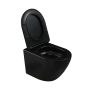 Invena Tavro CE71005 miska wc z deską wolnoopadającą wisząca bez kołnierza czarny mat zdj.4