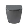 Invena Tavro CE71007 miska wc z deską wolnoopadającą wisząca bez kołnierza szary mat zdj.4