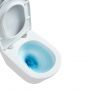 Invena Limnos CE93001 miska wc z deską wolnoopadającą wisząca bez kołnierza ze spłukiwaniem wirowym biały połysk zdj.9