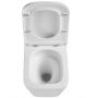 Invena Florina CE94001 miska wc z deską wolnoopadającą wisząca bez kołnierza spłukiwanie wirowe biały połysk zdj.5