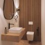 Invena Florina CE94001 miska wc z deską wolnoopadającą wisząca bez kołnierza spłukiwanie wirowe biały połysk zdj.3