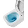 Invena Florina CE94001 miska wc z deską wolnoopadającą wisząca bez kołnierza spłukiwanie wirowe biały połysk zdj.8