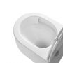 Invena Korfu CE95001 miska wc z deską wolnoopadającą wisząca bez kołnierza spłukiwanie wirowe biały połysk zdj.7