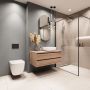 Invena Malaga CE96001 miska wc z deską wolnoopadającą wisząca bez kołnierza spłukiwanie wirowe biały połysk zdj.3