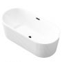 Invena Glamour AN01140 wanna wolnostojąca 170x80 cm owalna biała zdj.6