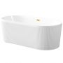 Invena Glamour AN01190 wanna wolnostojąca 170x80 cm owalna biała zdj.1
