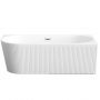 Invena Glamour AN0211P wanna narożna 170x80 cm owalna biała zdj.5
