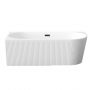 Invena Glamour AN0214L wanna narożna 170x80 cm owalna biała zdj.6