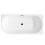 Invena Glamour AN0214P wanna narożna 170x80 cm owalna biała zdj.4