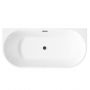 Invena Glamour AN0214U wanna przyścienna 170x80 cm owalna biała zdj.6