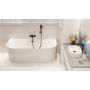 Invena Glamour AN0214U wanna przyścienna 170x80 cm owalna biała zdj.3