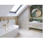 Invena Glamour AN0219L wanna narożna 170x80 cm owalna biała zdj.3