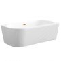Invena Glamour AN0219P wanna narożna 170x80 cm owalna biała zdj.1