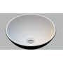 Invena Tinos CE43041 umywalka 39.5x39.5 cm okrągła biały zdj.1
