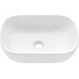Invena Vitoria CE48001 umywalka 45.5x32 cm prostokątna nablatowa biała zdj.5