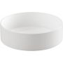 Invena Limnos CE59001W umywalka 36x36 cm okrągła biała zdj.4