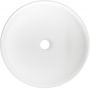 Invena Limnos CE59001W umywalka 36x36 cm okrągła biała zdj.3