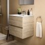 Ideal Standard Eurovit+ R0572Y8 umywalka z szafką 61 cm dąb zdj.7