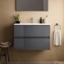 Ideal Standard Eurovit+ R0574TI umywalka z szafką 81.5 cm szarą zdj.5