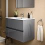 Ideal Standard Eurovit+ R0574TI umywalka z szafką 81.5 cm szarą zdj.7