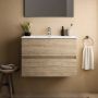 Ideal Standard Eurovit+ R0574Y8 umywalka z szafką 81.5 cm dąb zdj.5