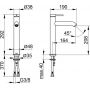Keuco IXMO SOFT 59510372100 bateria umywalkowa stojąca czarny zdj.2