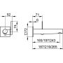 Keuco IXMO Pure 59516011102 bateria umywalkowa podtynkowa chrom zdj.2