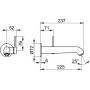Keuco IXMO SOFT 59516371201 bateria umywalkowa podtynkowa czarny zdj.2