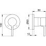 Keuco IXMO Soft 59551010201 bateria prysznicowa podtynkowa zdj.2