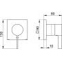 Keuco IXMO Pure 59551019502 bateria prysznicowa podtynkowa zdj.2