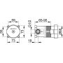 Keuco 59552000170 element podtynkowy baterii zdj.2
