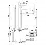 KFA Armatura Malaga 452271200 bateria umywalkowa stojąca chrom zdj.2