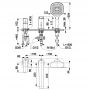 KFA Armatura Malaga 452521031 bateria wannowo-prysznicowa nawannowa złota zdj.2