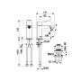 KFA Armatura Malaga 452701534 bateria bidetowa stojąca zdj.2