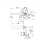 KFA Armatura Malaga 452981081 bateria umywalkowa podtynkowa czarna zdj.2