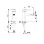 KFA Armatura Moza Brushed Nickel 503701521 bateria bidetowa stojąca zdj.2
