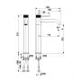 KFA Armatura Moza 316L 504261322 bateria umywalkowa stojąca stal zdj.2