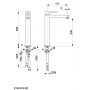 KFA Armatura Logon 513261281 bateria umywalkowa stojąca czarny zdj.2