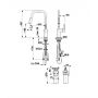 KFA Armatura Duero 662331422 bateria kuchenna z filtrem stojąca inox zdj.2