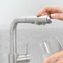 KFA Armatura Duero Pure Basic 662311222 bateria kuchenna z filtrem stojąca inox zdj.6