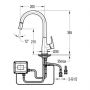 KFA Armatura Tauri TouchMe 672391500 bateria kuchenna stojąca chrom zdj.2