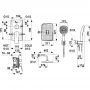 KFA Armatura Malaga 452950100 zestaw prysznicowy podtynkowy z deszczownicą chrom zdj.2