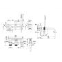 KFA Armatura Moza 316L 504941022 zestaw wannowo-prysznicowy podtynkowy stal zdj.2