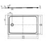 Kaldewei Cayonoplan 362647980001 brodzik prostokątny 140x80 cm zdj.2