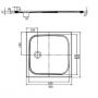 Kaldewei Cayonoplan 361147980676 brodzik kwadratowy 80x80 cm czarny zdj.2