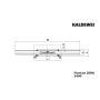 Kaldewei FlowLine 940000010930 odpływ liniowy 90 cm stal zdj.2