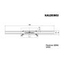 Kaldewei FlowLine 940100010930 odpływ liniowy 120 cm stal zdj.2