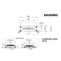 Kaldewei FlowPoint Zero 941000010676 odpływ prysznicowy 23.3 cm czarny zdj.2